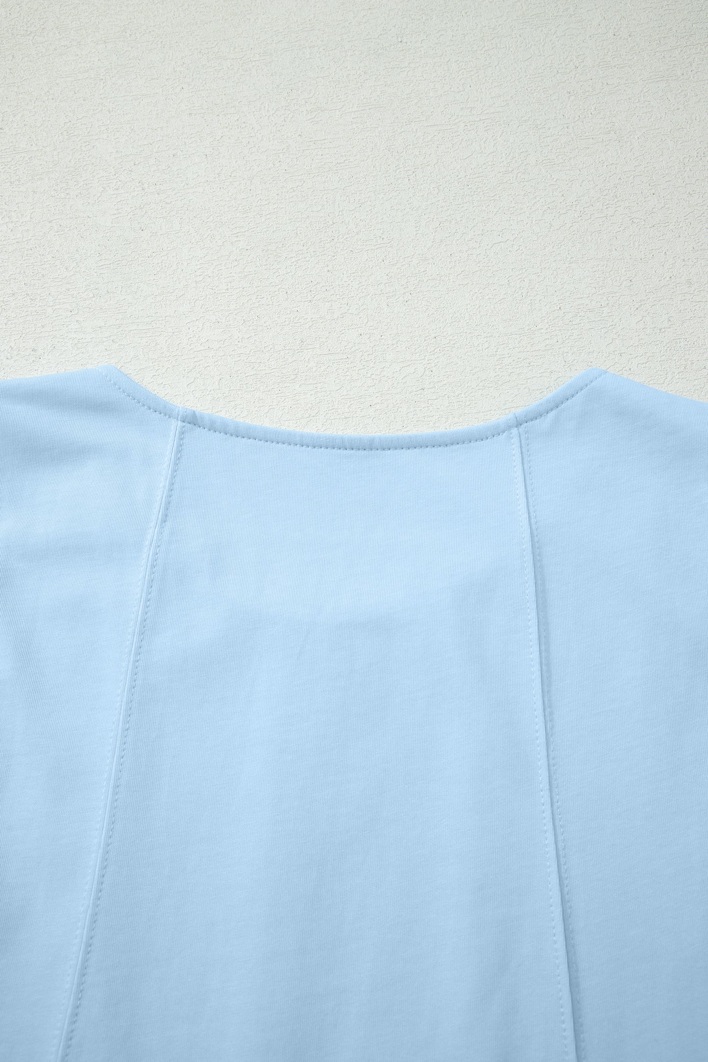Pink Stitched Detail Loose Tank Top Cotton 2pcs Short Set
