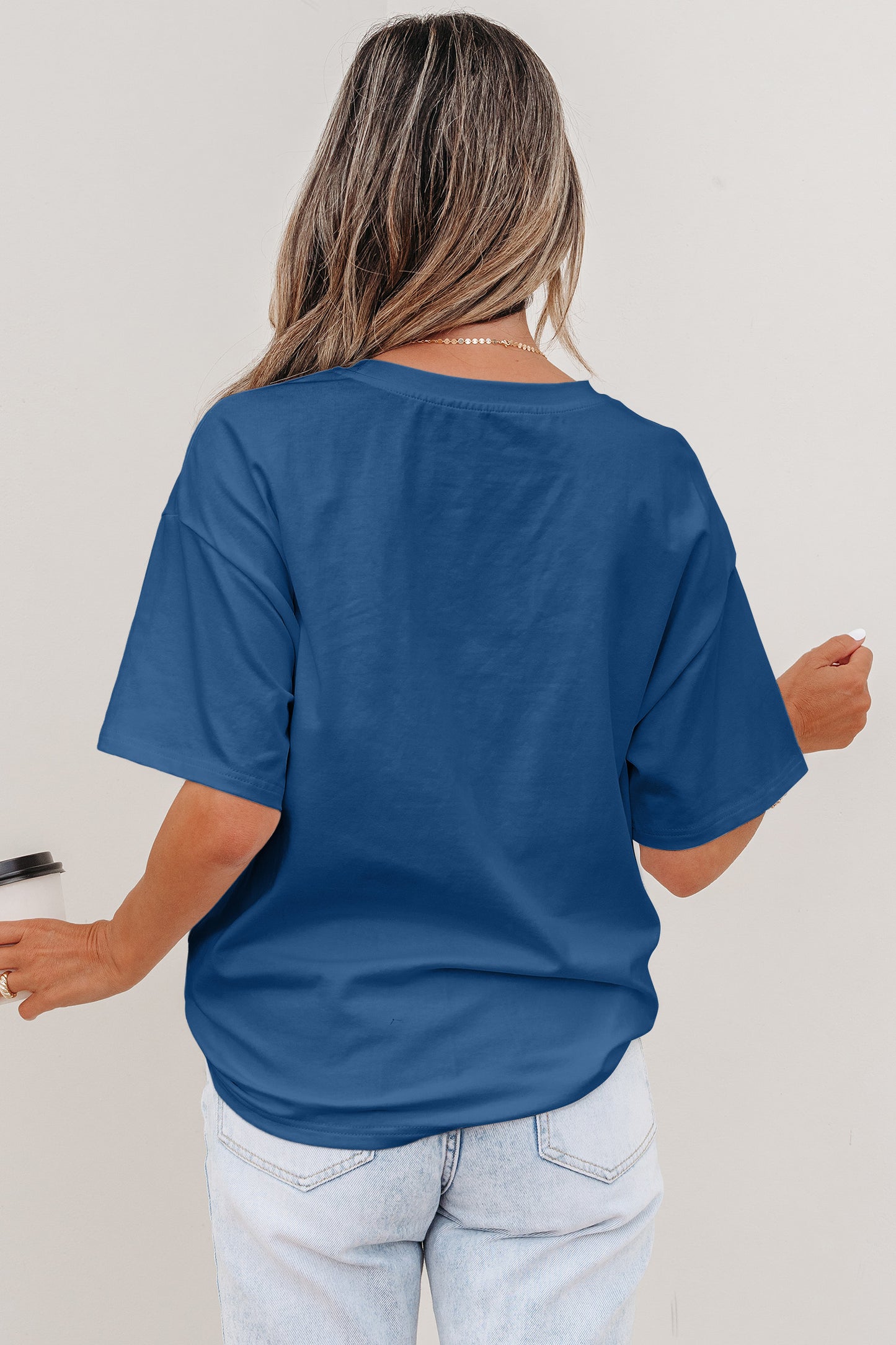 White Color Block Chest Pocket Patched Casual Short Sleeve Top