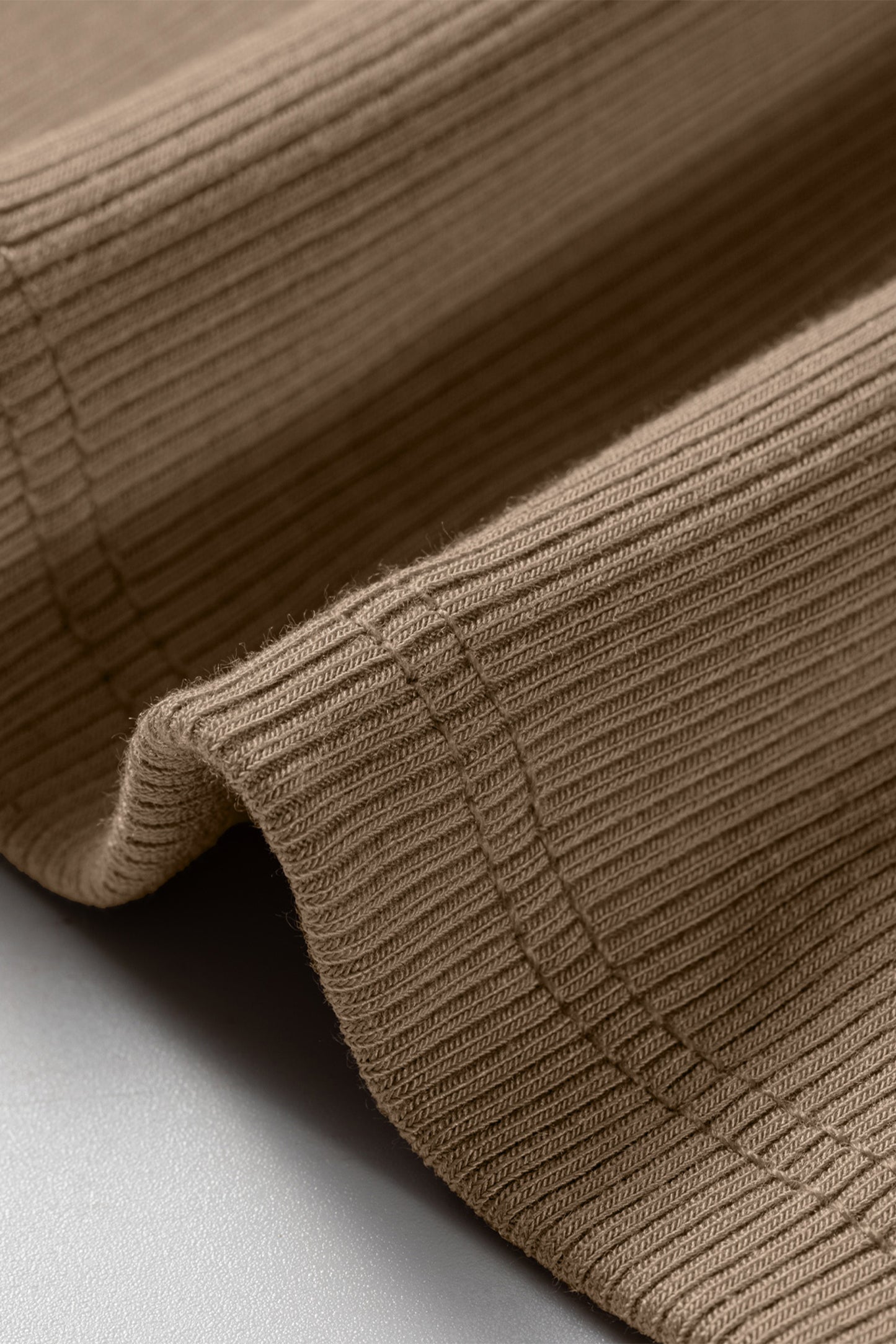 Black Slim Ribbed Padded Tank Top